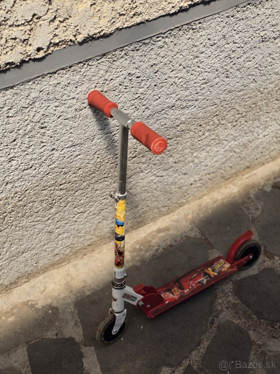 Mcqeen kolobežka pre malé deti