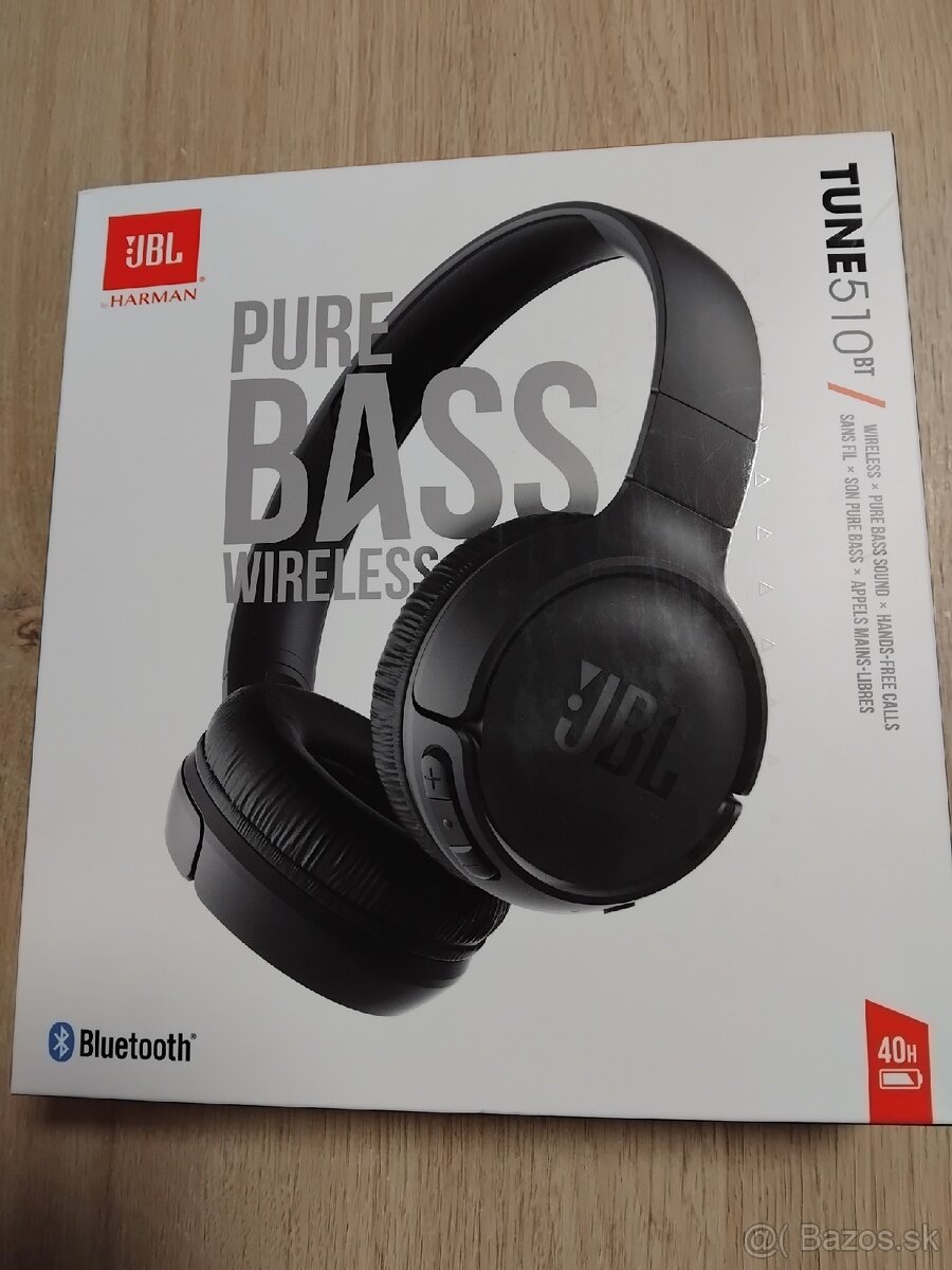 JBL Tune 510BT Black slúchadlá