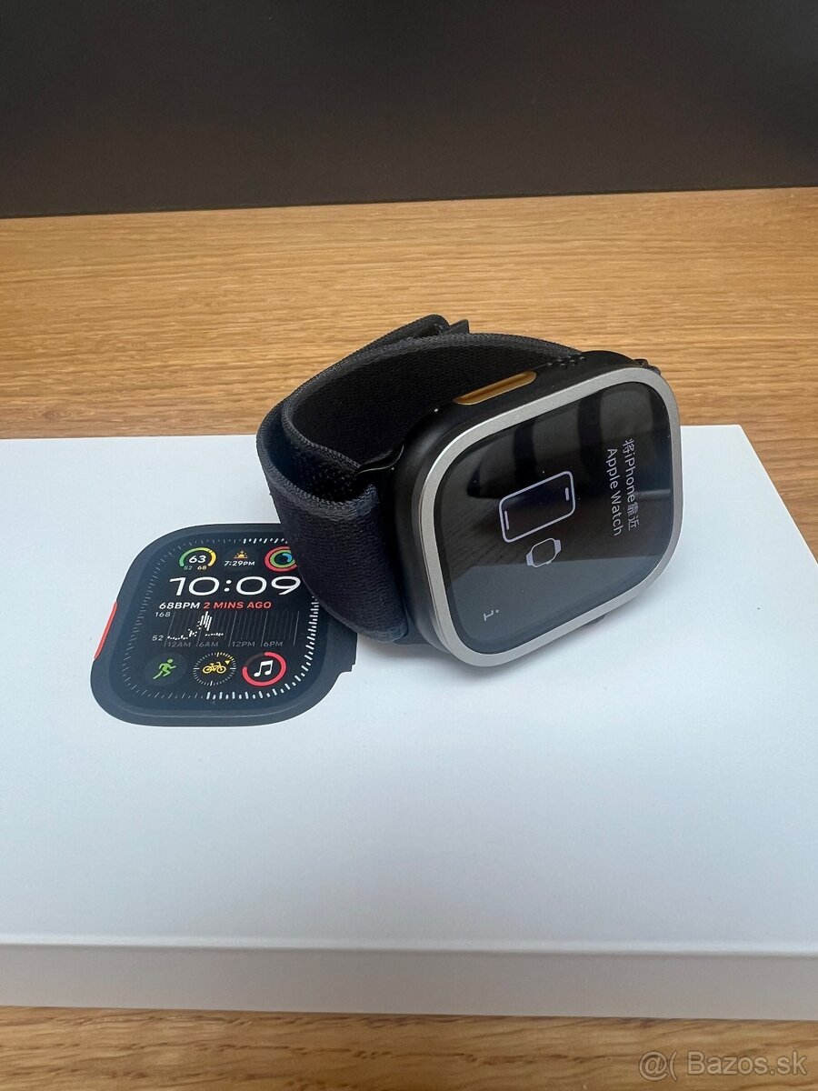 Predám apple WATCH ULTRA 2, BLACK, TOP stav ZARUKA SK 2 ROKY