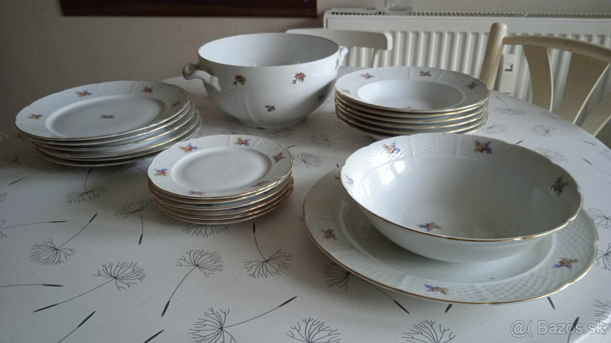 Porcelánová tanierová súprava