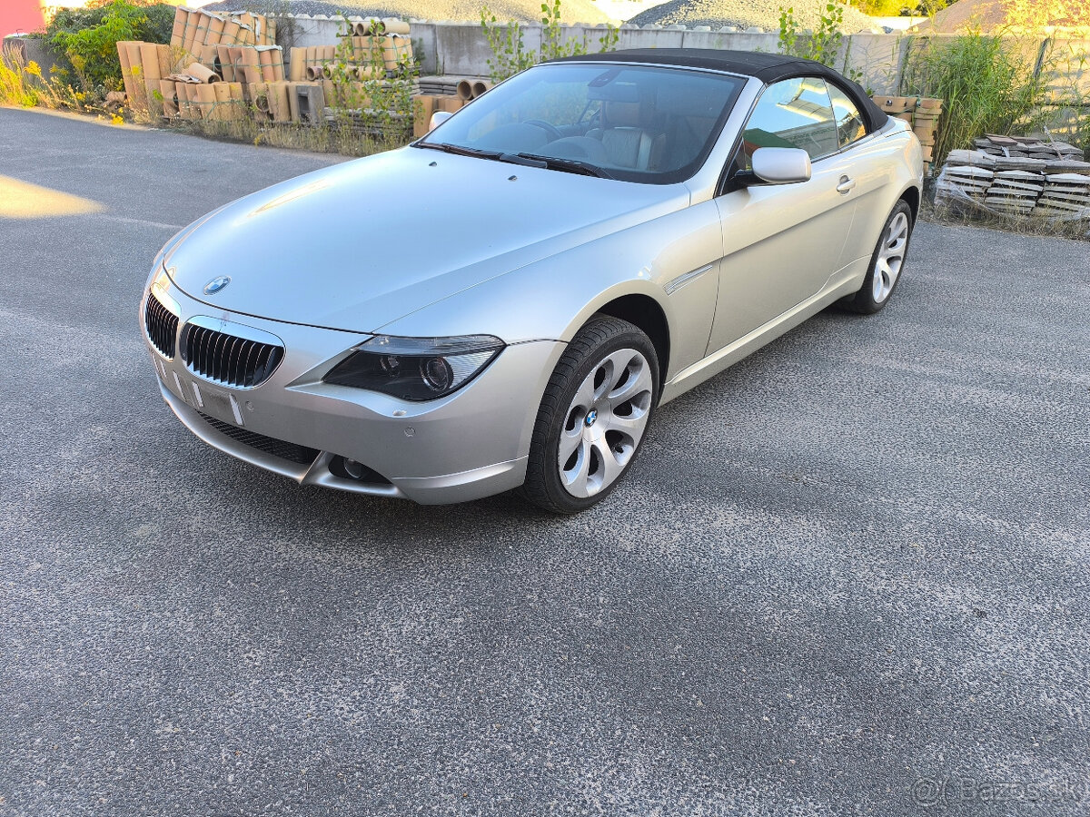 Bmw E64 645i 245kw veškeré náhradní díly z vozu