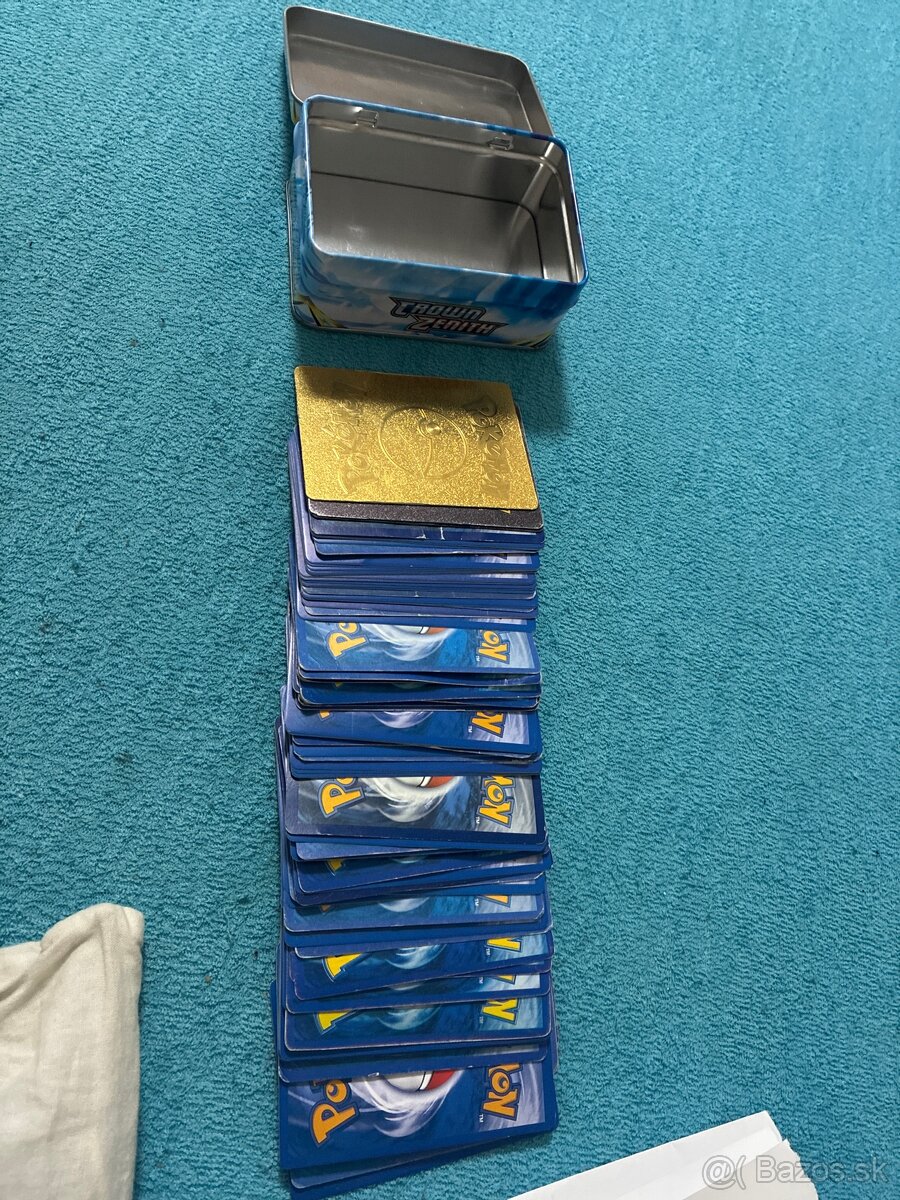 Pokemon karty + krabička pokemon