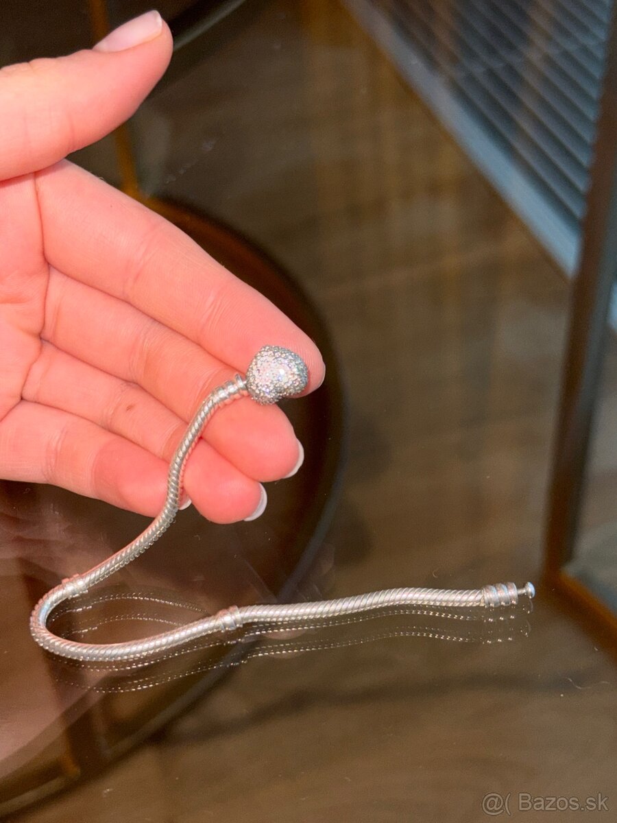 Pandora náramok – originál, striebro