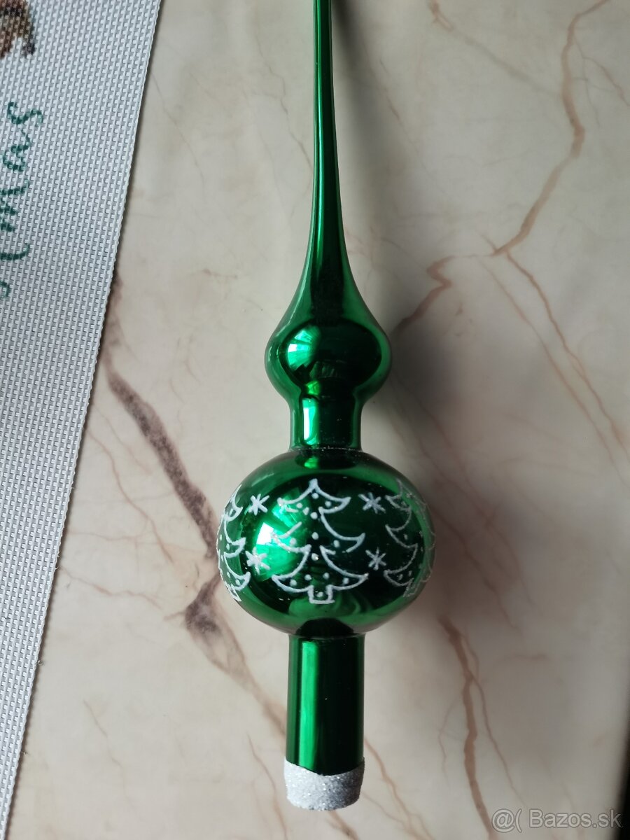 Vianocny špic sklenený Okrasa Čadca