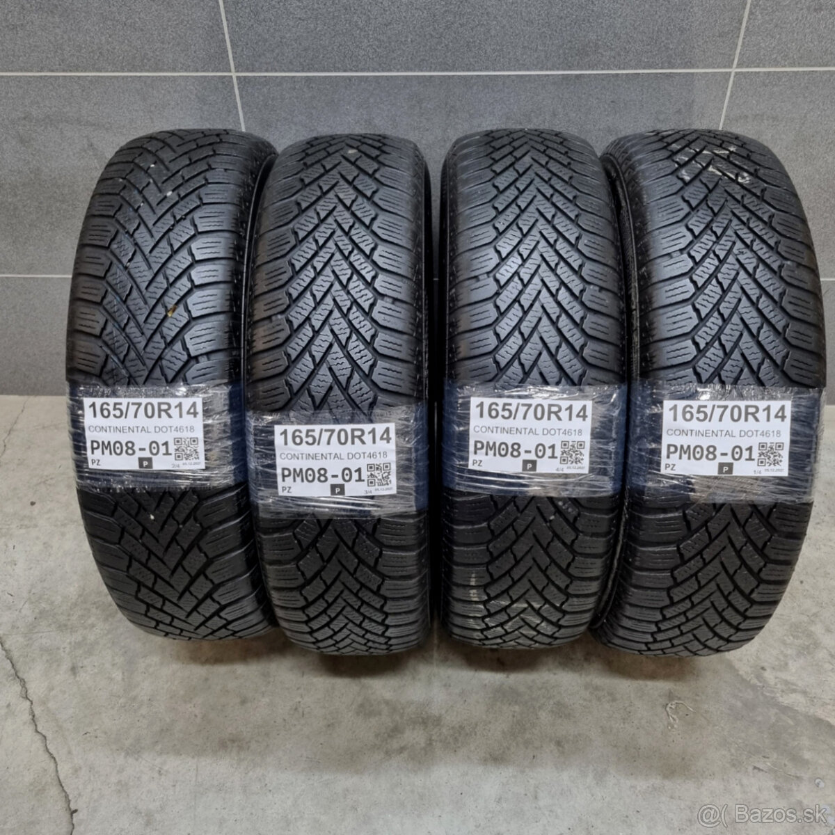 Zimné pneumatiky 165/70 R14 CONTINENTAL