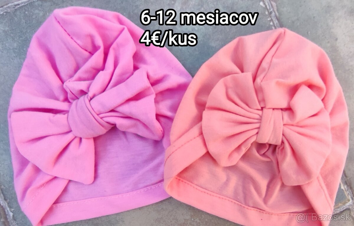 Jesenná čiapka pre bábätká