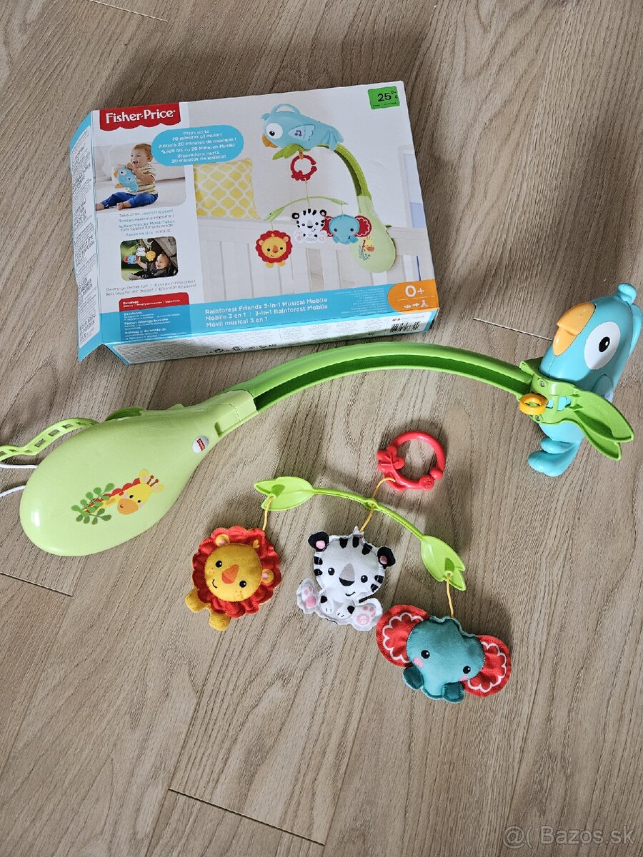 Kolotoč nad postieľku Fisher-Price