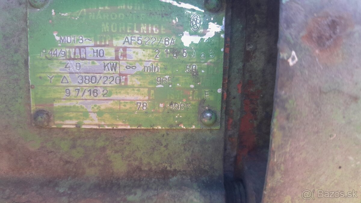 Predam elektromotor 4kw
