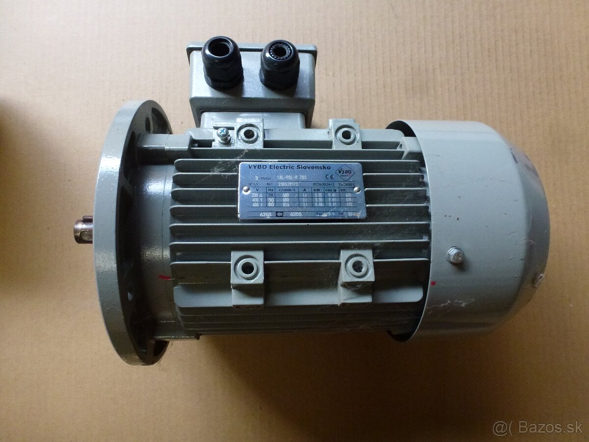 Predám motory 630W a 660W s prevodovkami
