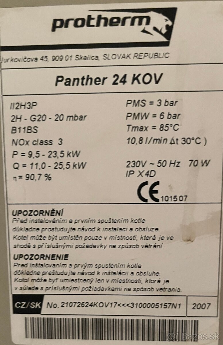 PROTHERM PANTHER
