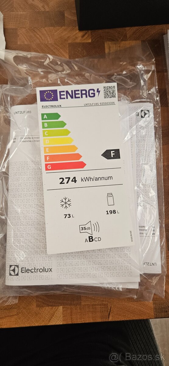 Elektrolux chladnička s mrazničkou