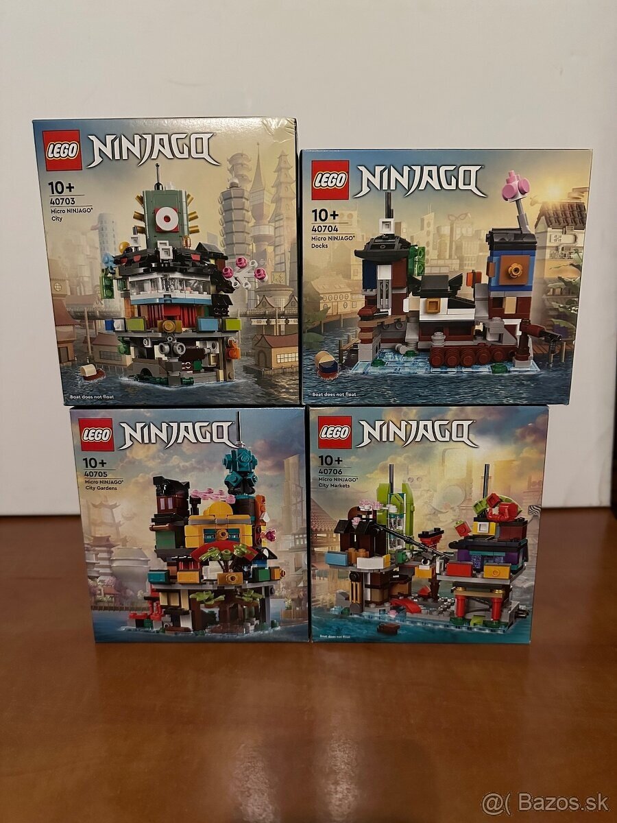 Lego Ninjago Micro city cela seria nove neotvorene