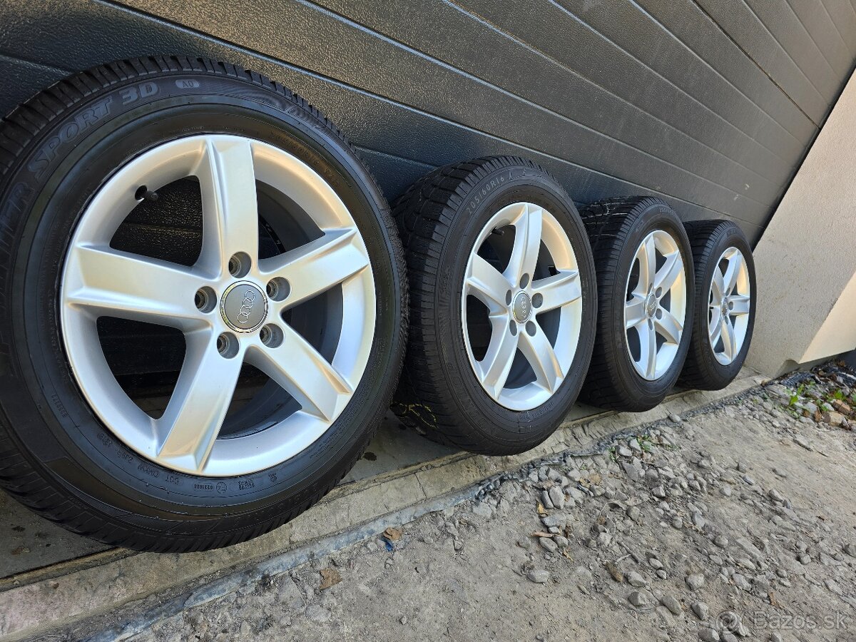 Zimná Sada AUDI A4 B8+Dunlop 205/60 R16