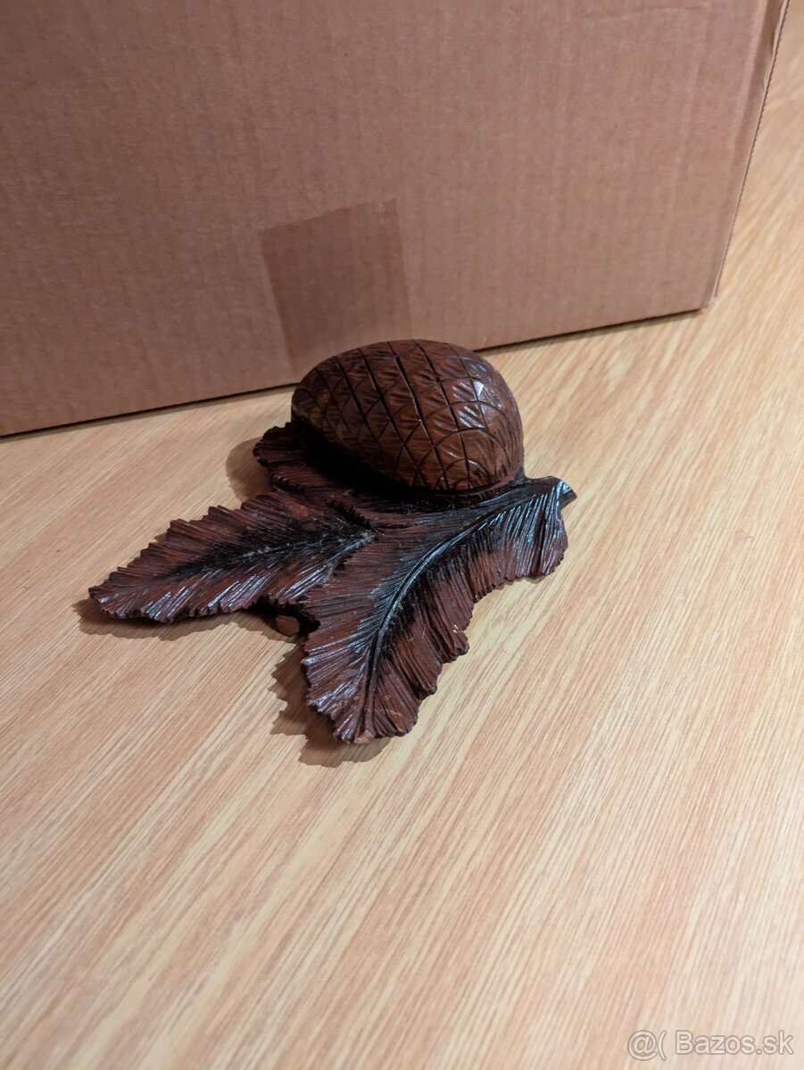 Vintage retro doplnky Kalamár drevený