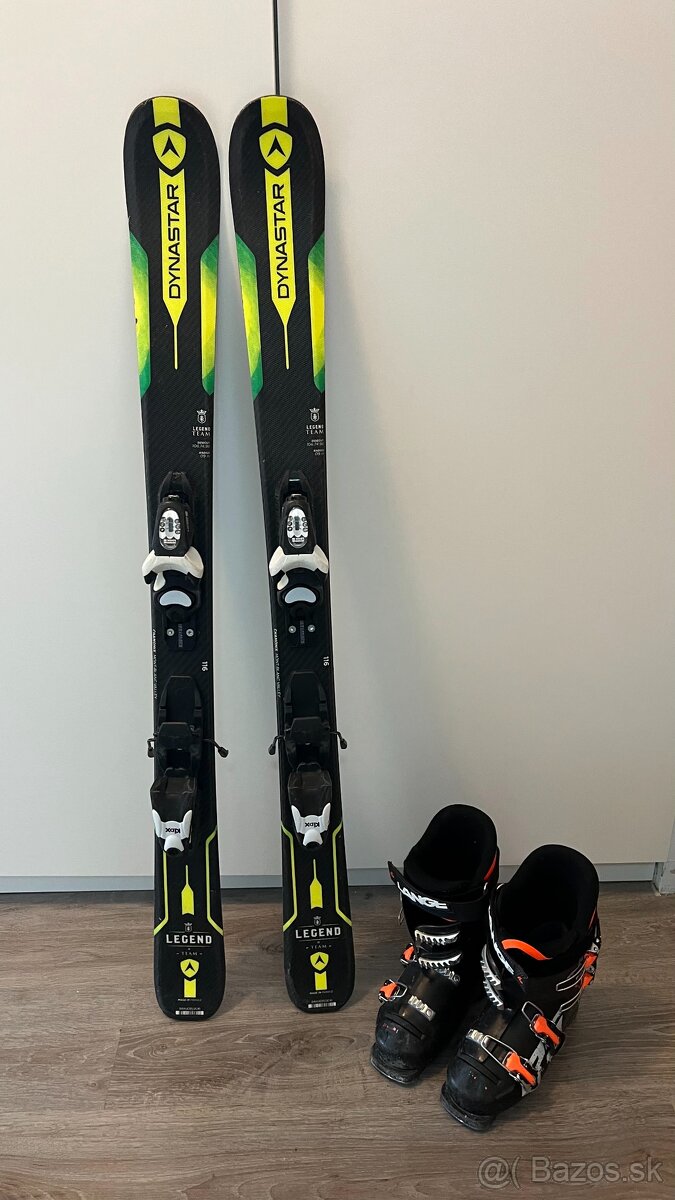 Predam detske lyze 116 cm (120 cm) s lyziarkami