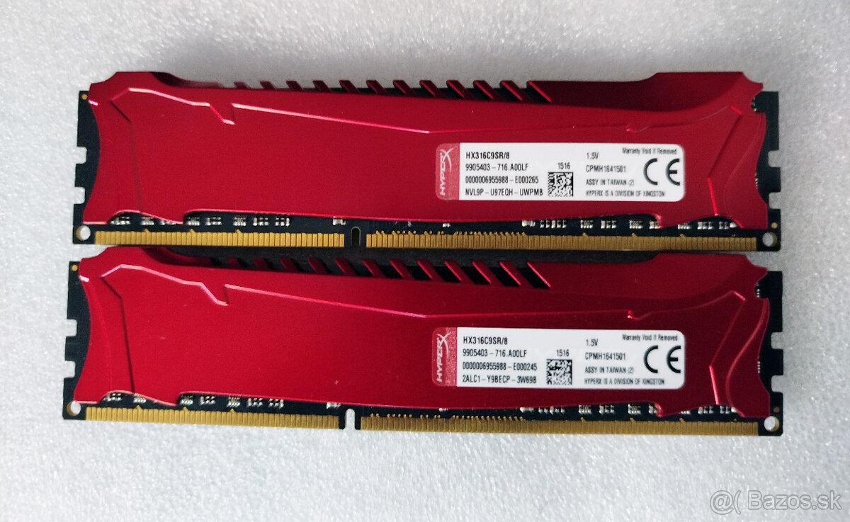 DDR3 16GB /2x 8GB/ 1600MHz Kingston HyperX SAVAGE