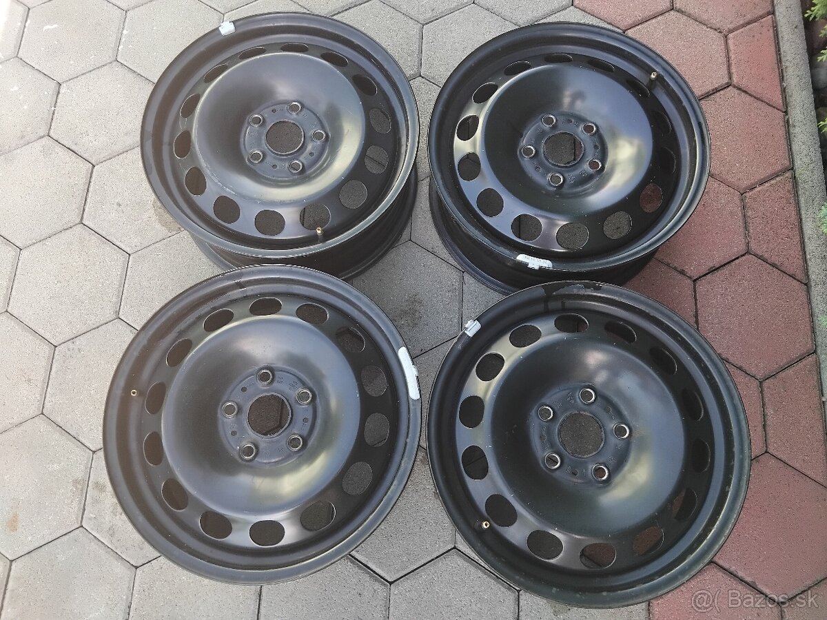 Plechové disky Audi, VW, Škoda, Seat R16