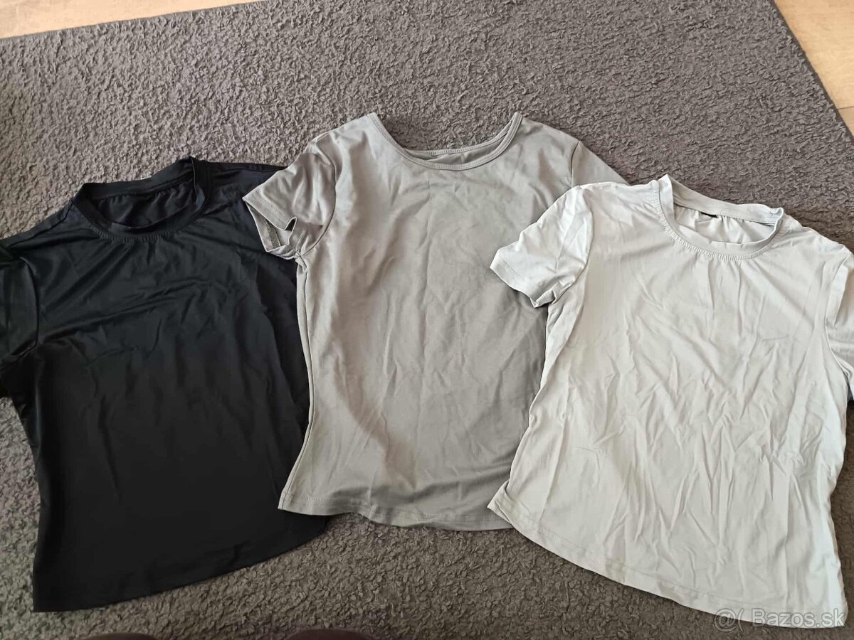 Dievčenské tričká 3x nenosené