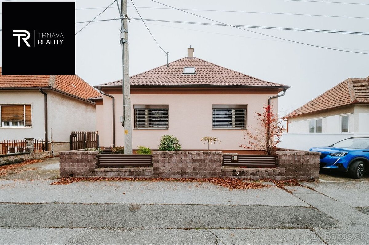 TRNAVA REALITY 5 – izbový rodinný dom s terasou, Červeník