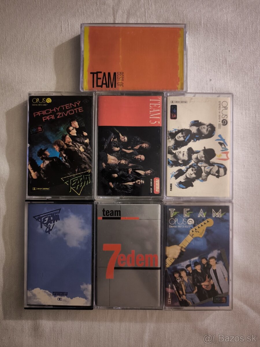 MC kazety originalky team