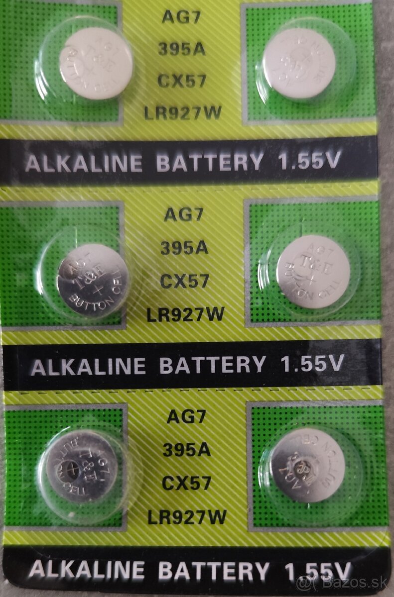 Bateria do hodiniek AG7