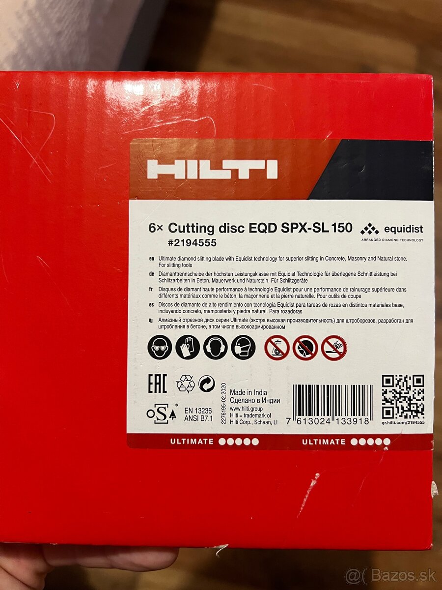 Predám Hilti kotúče SPX-SL 150