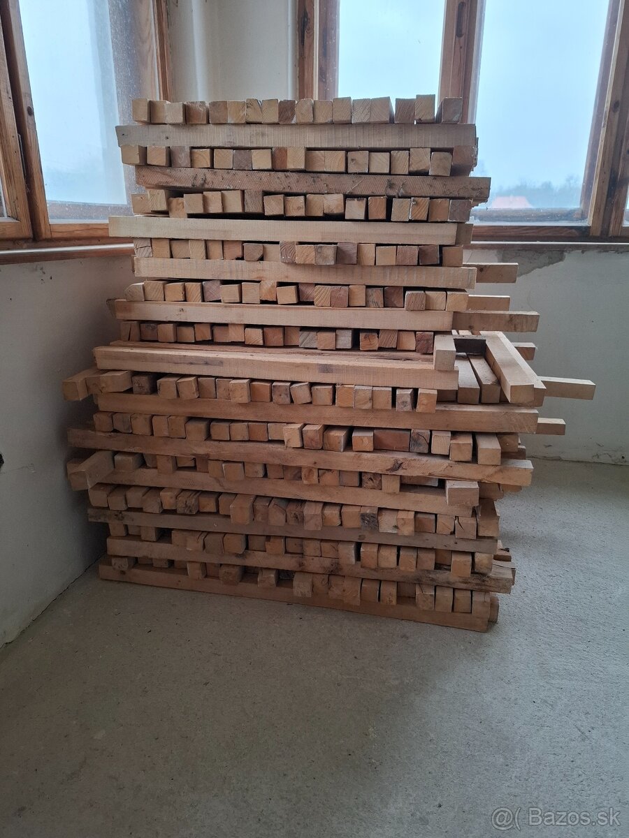Predám vysušené dubové stolárske rezivo