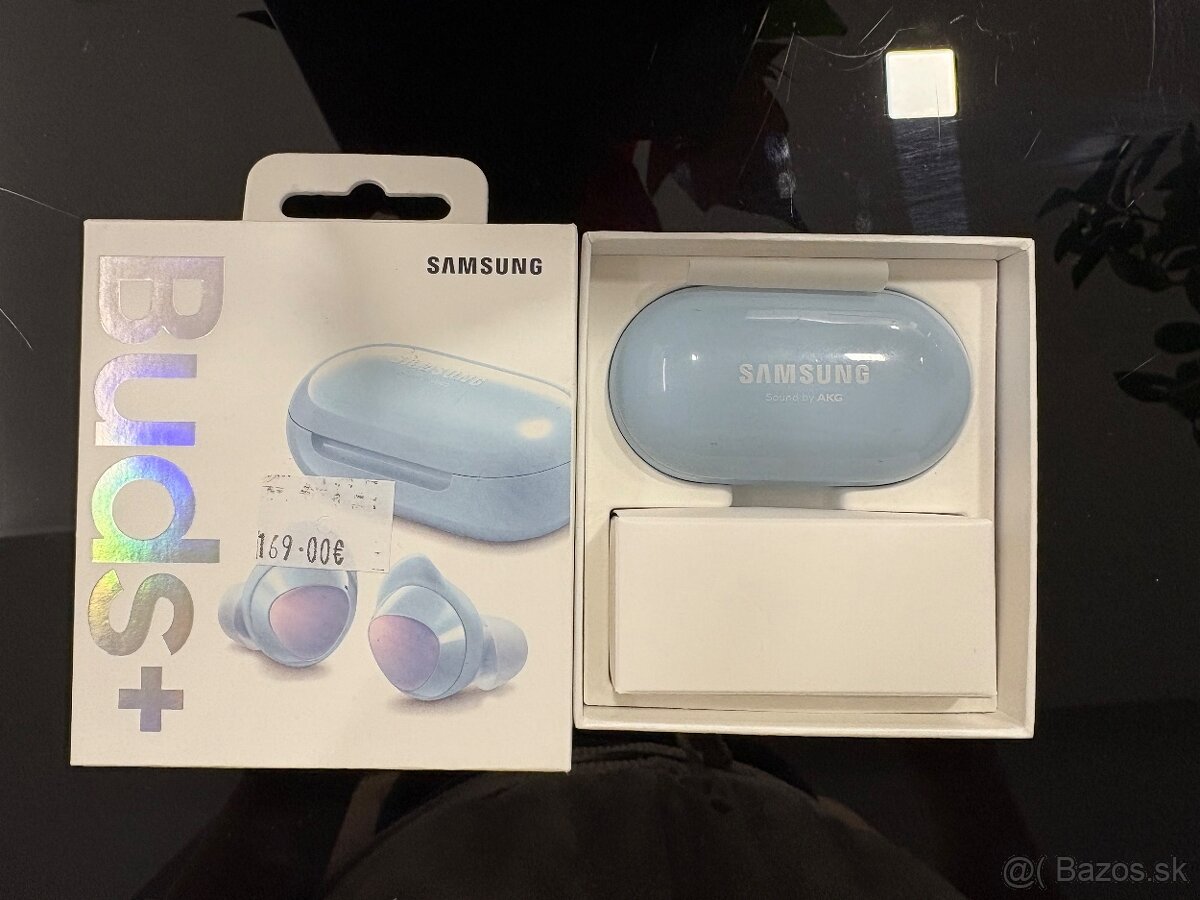 Samsung buds+ modre