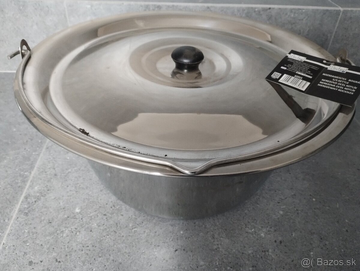 Nový nerezový kotlík 14l