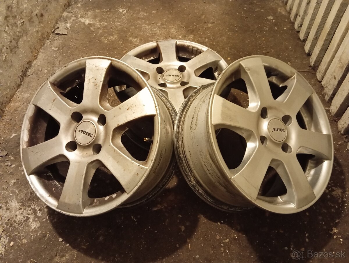 Predám hliníkové disky zn. Autec