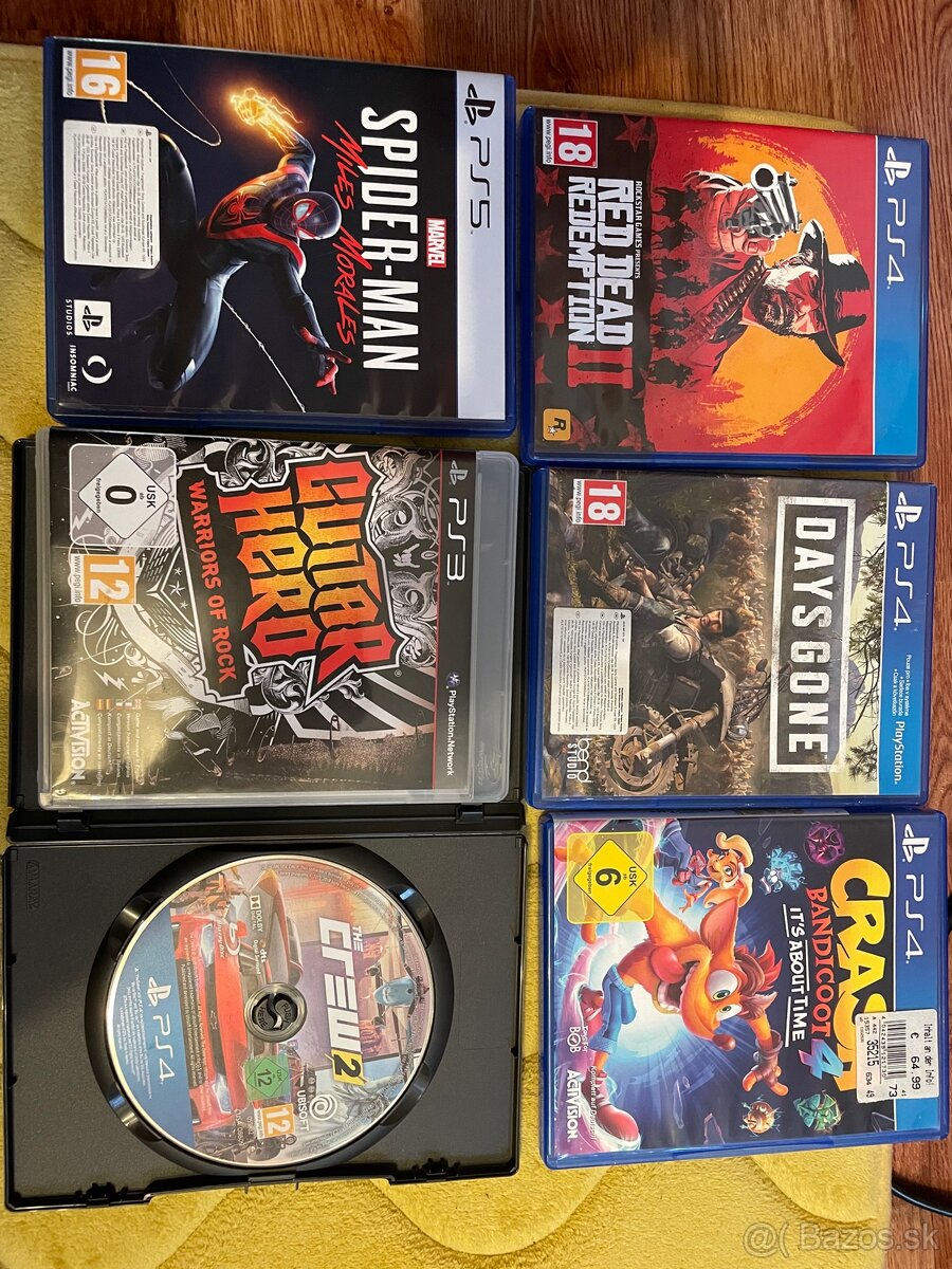 Predám hry (Playstation 3, 4, 5)