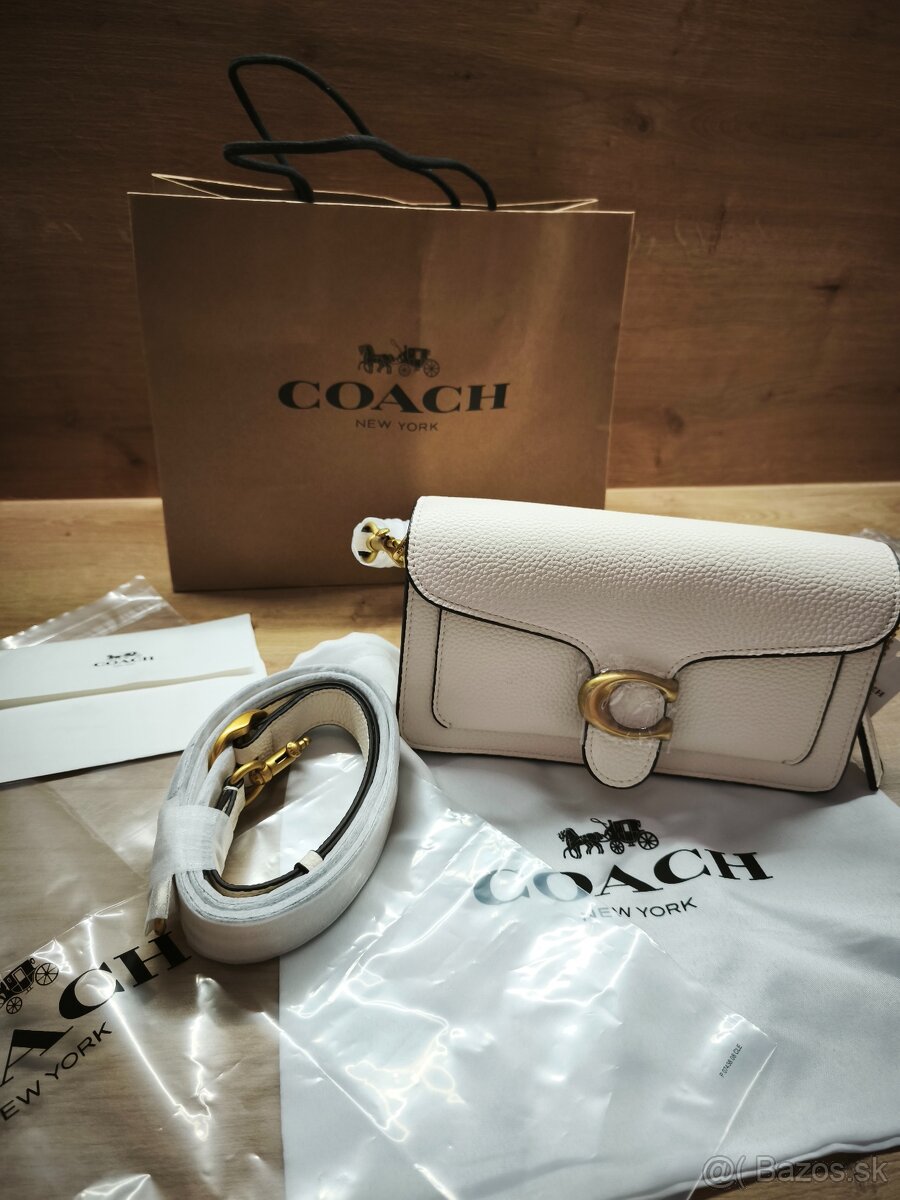 Coach tabby white chalk 20