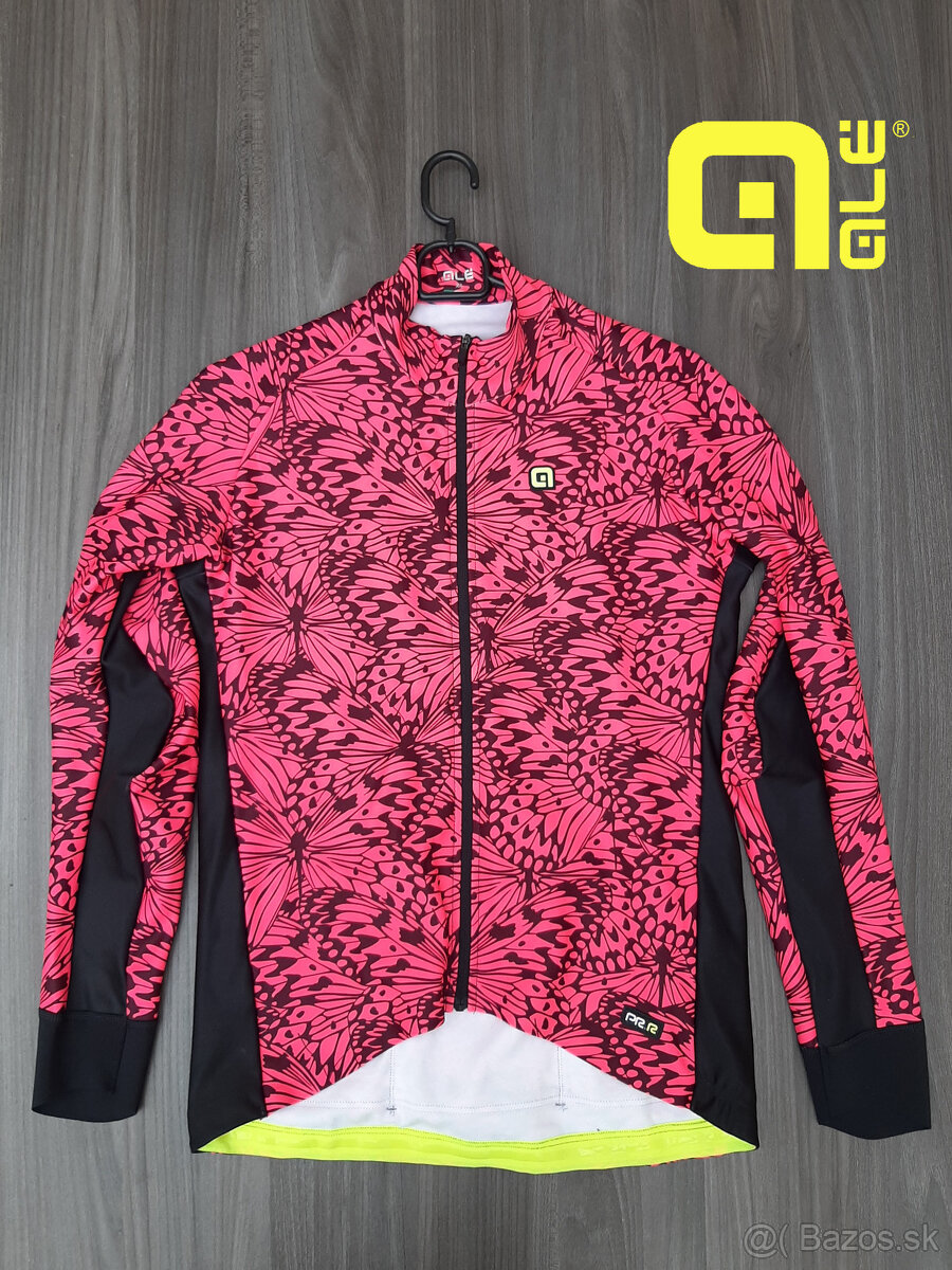 Nový ALÉ Cycling Papillon PR-R zateplený dámsky dres (L.)