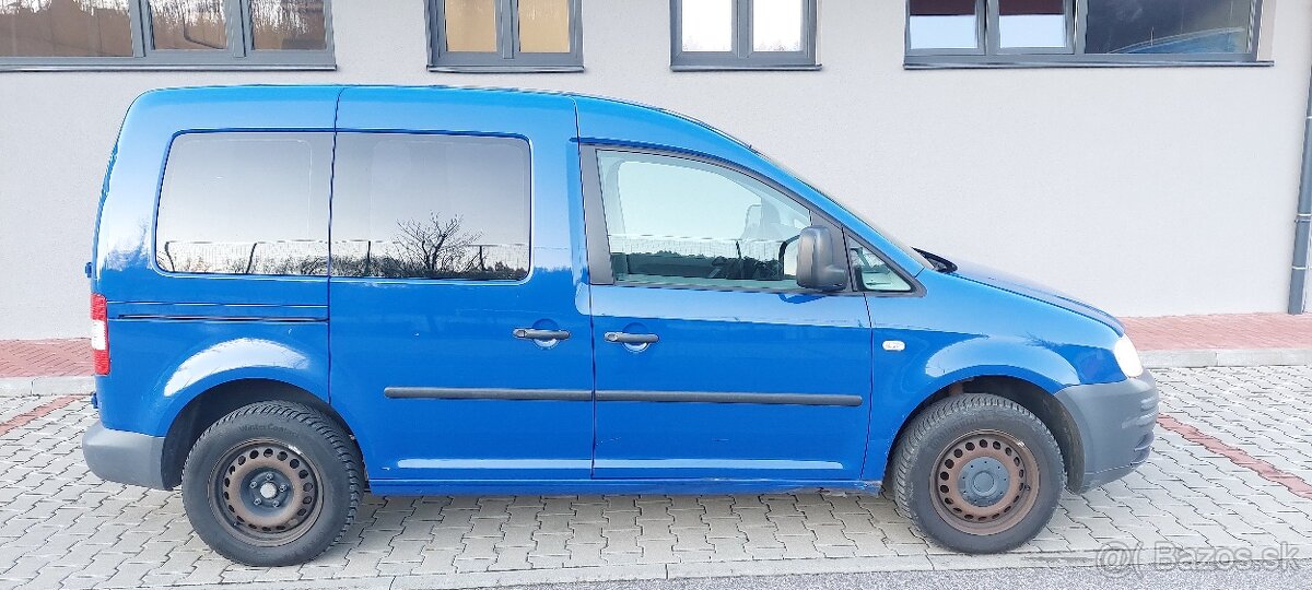 VW CADDY 1.9 nafta , rok 2007, kW 55, už km 286.770