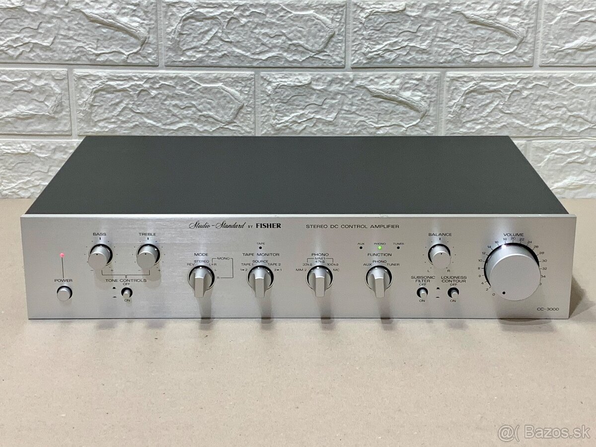 FISHER CC-3000 …. Stereo predzosilovač
