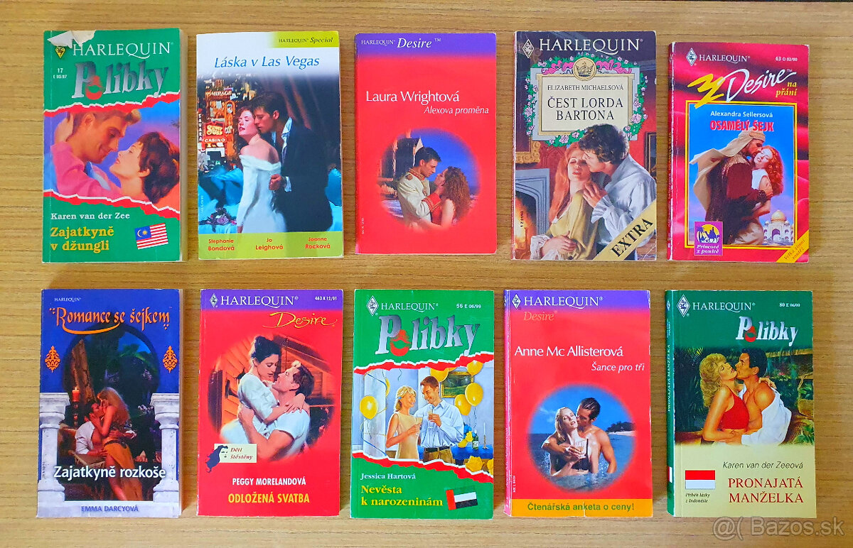 Knihy Harlequin za 0,20 EUR :