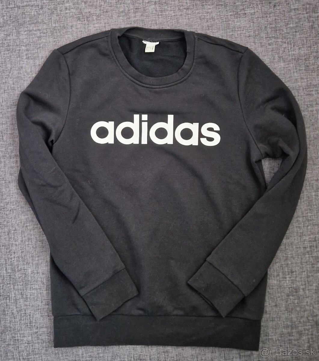 Dámska cierna adidas mikina XS cez krk