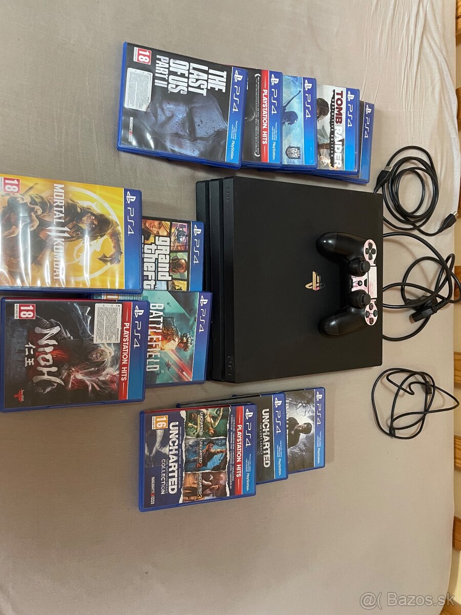 Ps4 pro 1TB + 12 hier