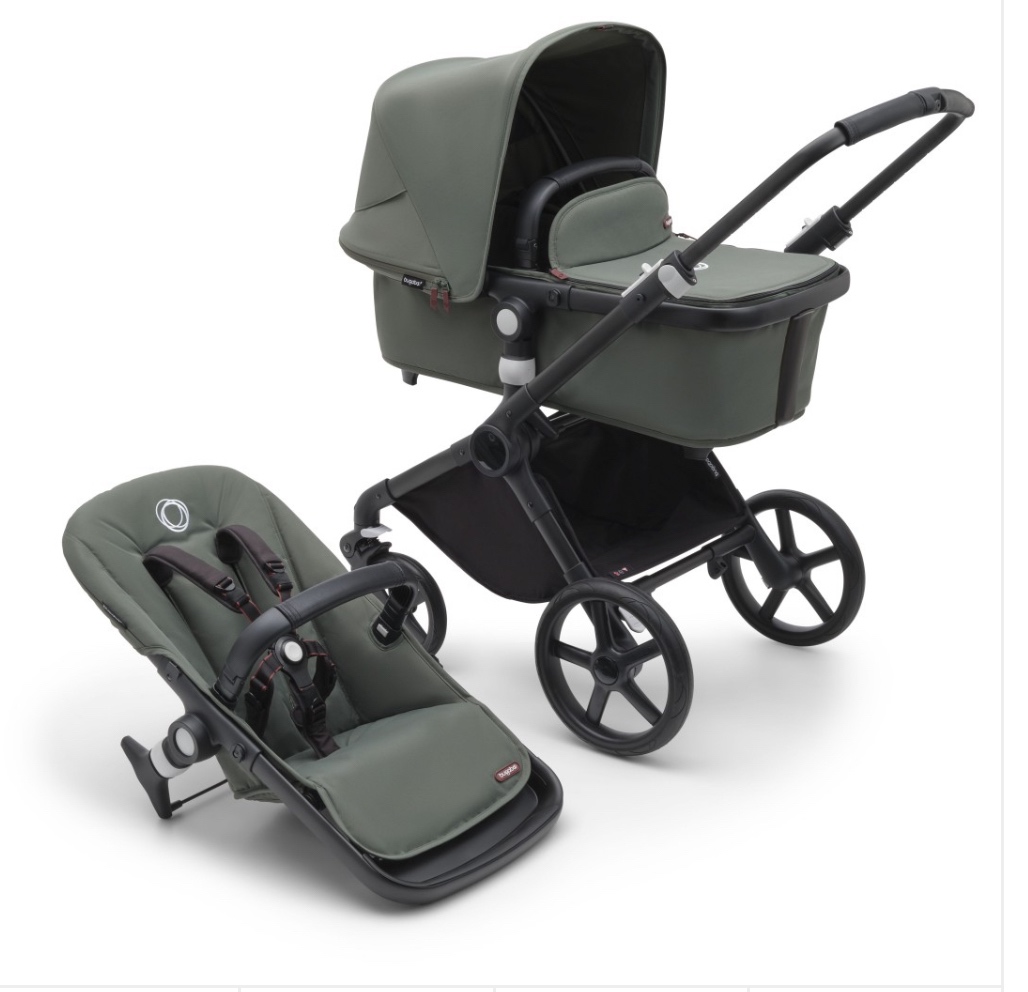 Bugaboo Fox 3 zeleny kombinacia