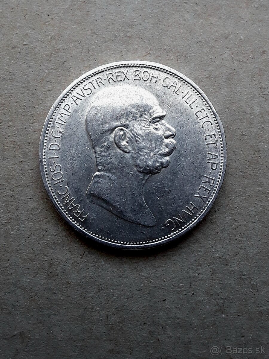 5 korona 1909 Marshall