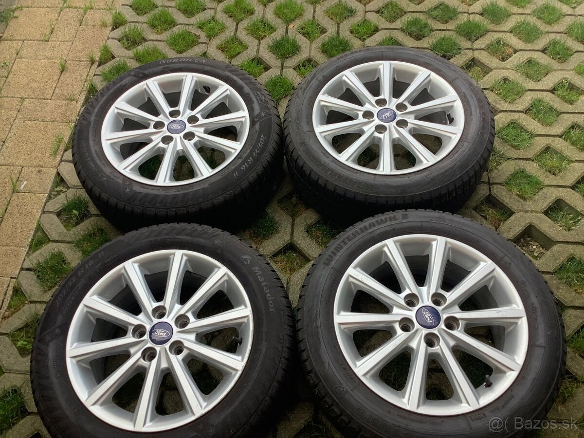 Zimá sada Ford - 4 disky + zimné pneumatiky 205/55 R16H