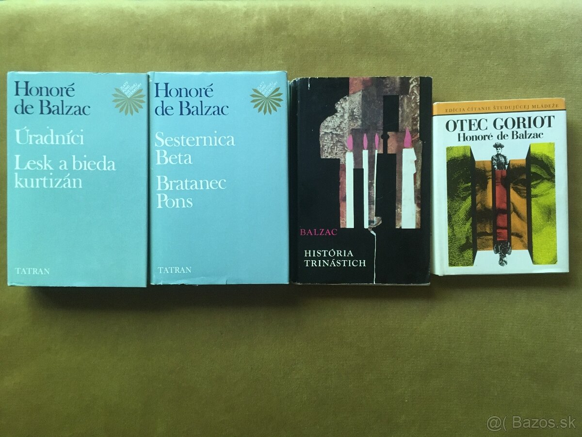 Knihy Honoré de Balzac