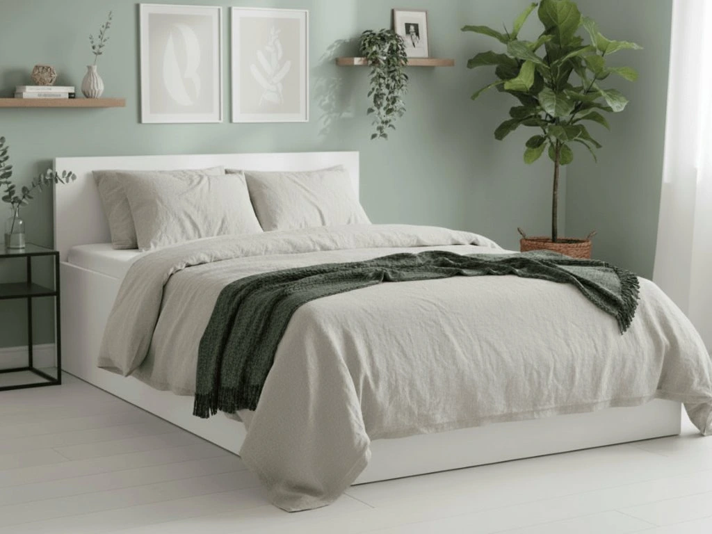 Posteľ SOFIA 160x200 cm biela + matrac výška 17cm