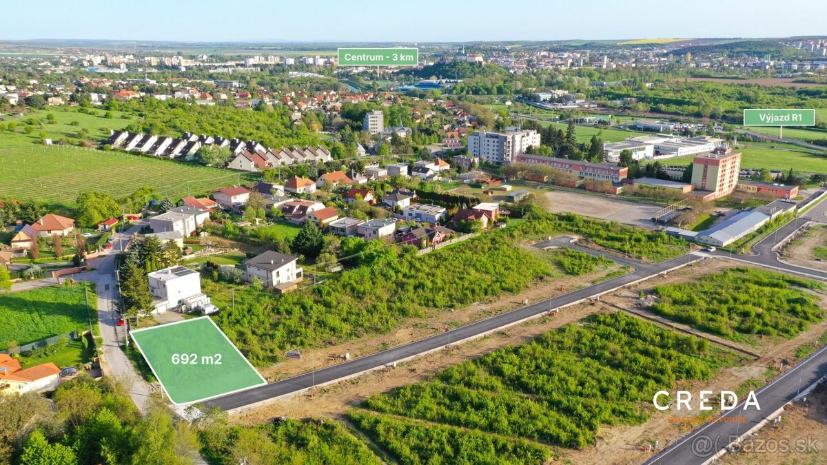 CREDA | predaj stavebný pozemok, Nitra - Zobor, projekt Šind