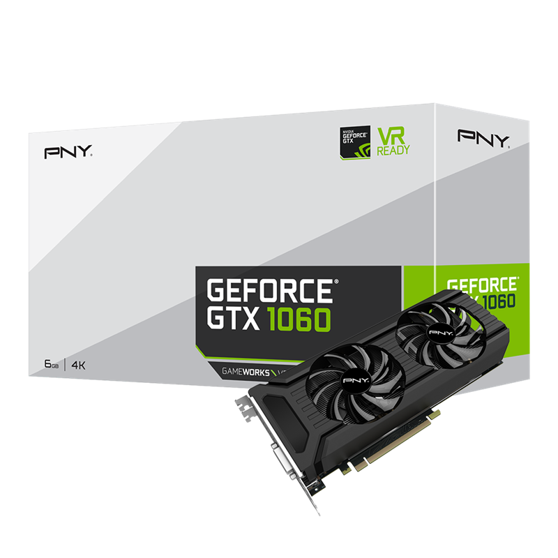 PNY GeForce GTX 1060 6GB GDDR5 – Dual Fan edícia