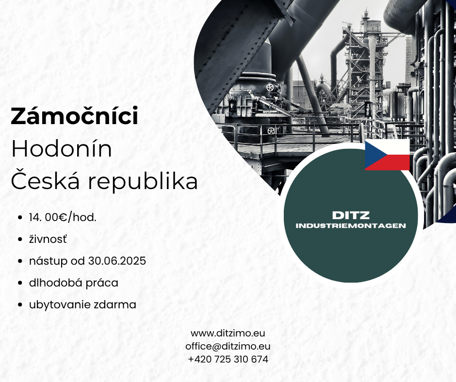 Zámočníci / montéri, pohraničie CZ, dlhodobá práca