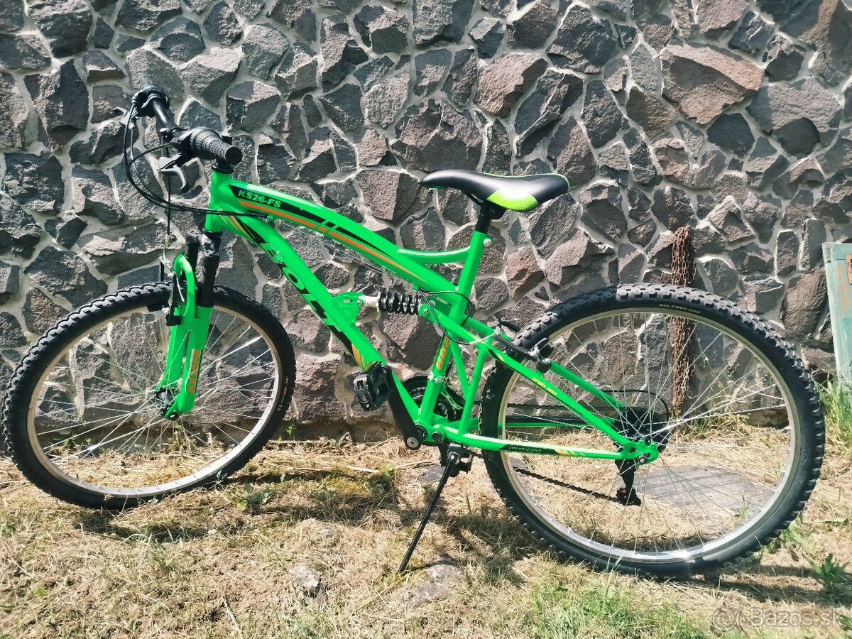 Bicykel 26 Bolt Celoodpruženy.. REZERVANE do utorka.