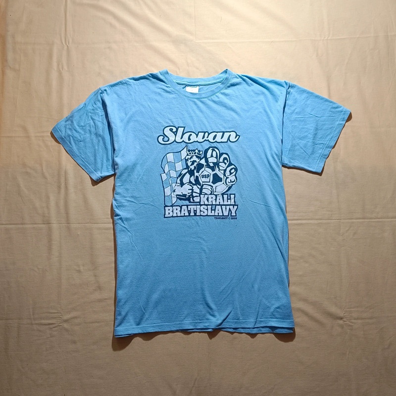Slovan Bratislava belasé tričko s potlačou Ultras Slovan XXL