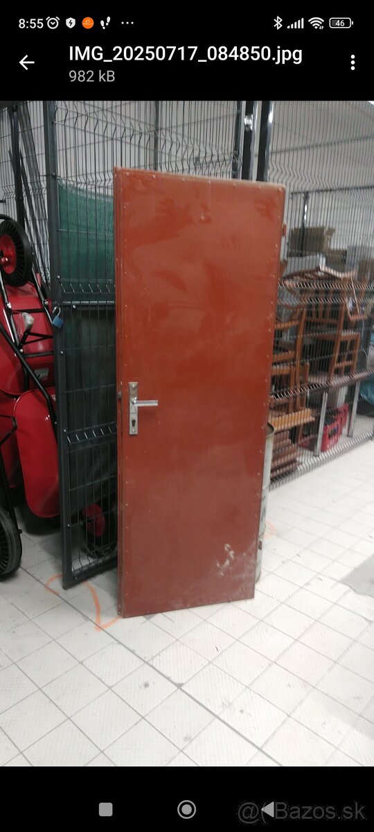 Predám plechové dvere