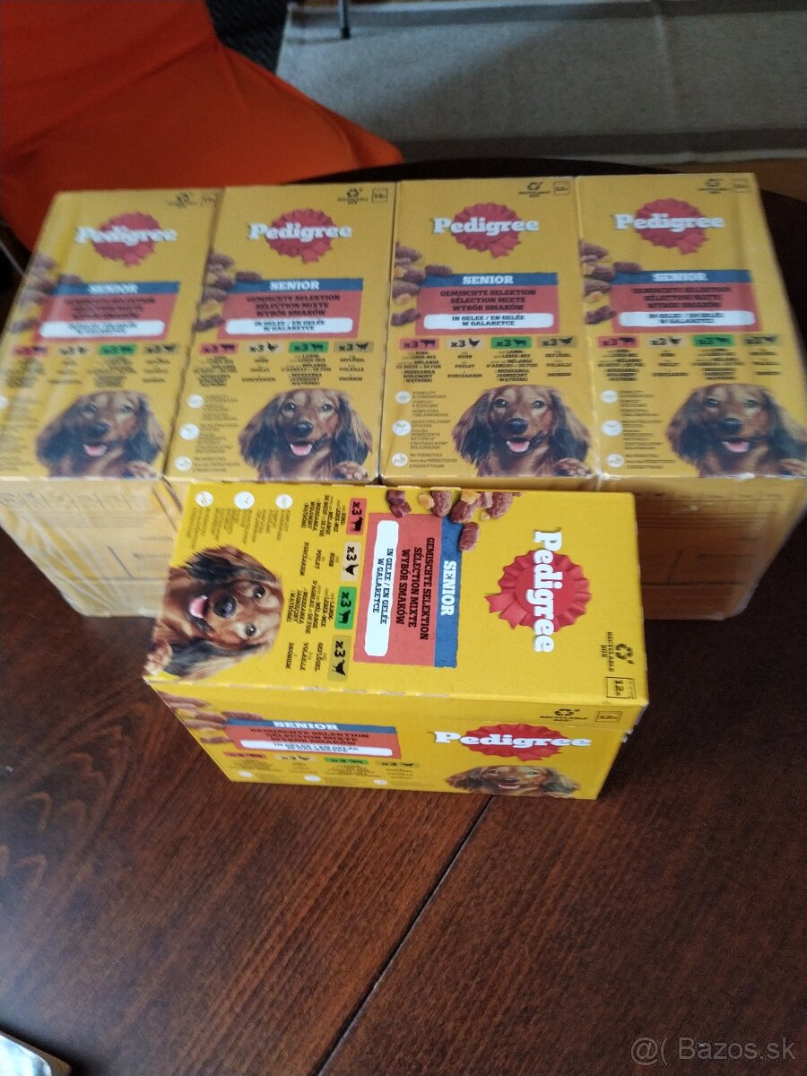 Pedigree Senior Multipack kapsičky,nové,p.c.5 E